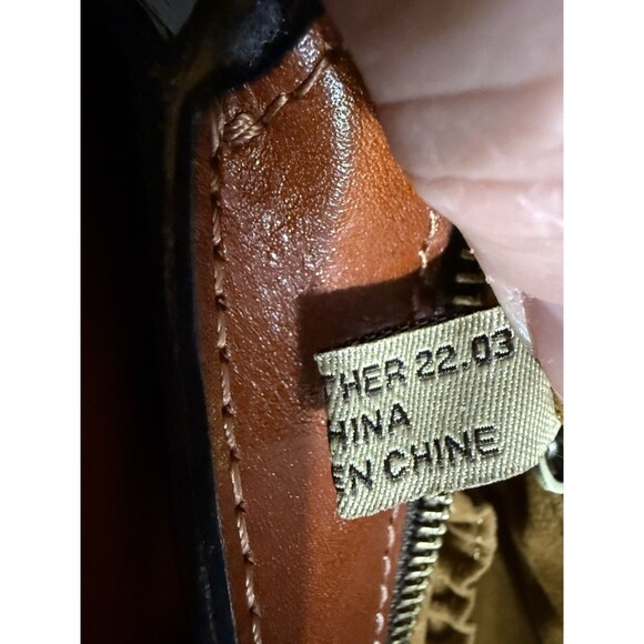 Patricia Nash Rosina Tooled Leather Satchel Tan Brown - Picture 15 of 16